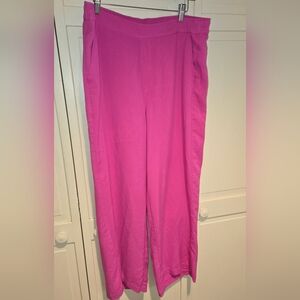 Wide Leg Hot Pink Pants